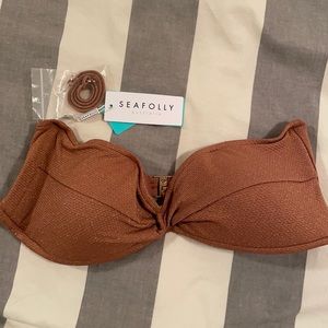 Seafolly Twist Bandeau bikini top